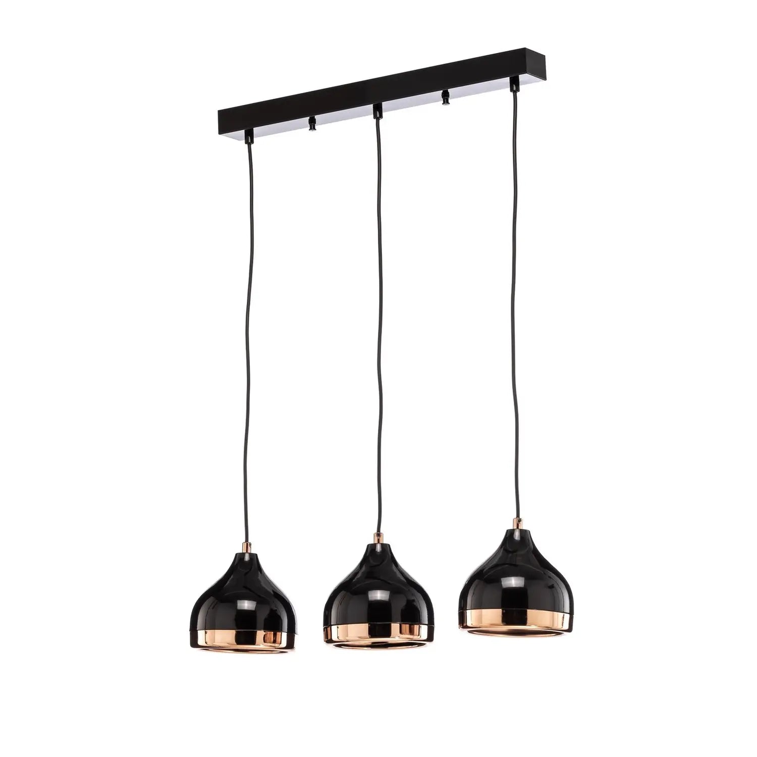 B-Ware Opviq Folse Tropfen Pendelleuchte Deckenleuchte 3 Flammig Schwarz Siehe Text - 8681875502657