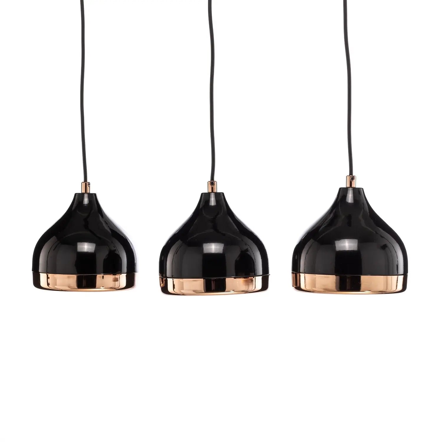 B-Ware Opviq Folse Tropfen Pendelleuchte Deckenleuchte 3 Flammig Schwarz Siehe Text - 8681875502657