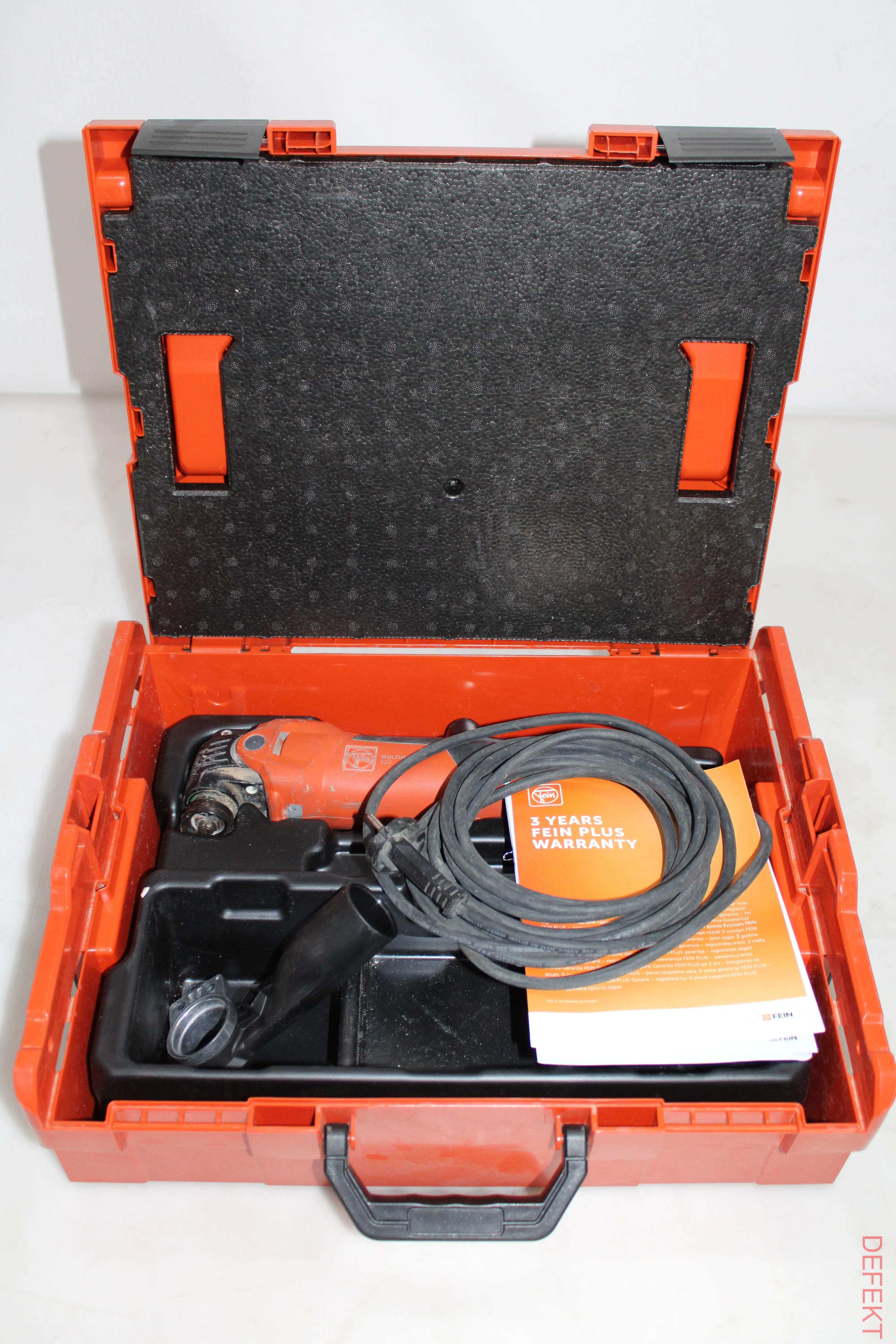 D-Ware Fein Mm 500 Plus Ce Set 72296775000 Multifunktionswerkzeug Werkzeug Defektware - 4014586900414