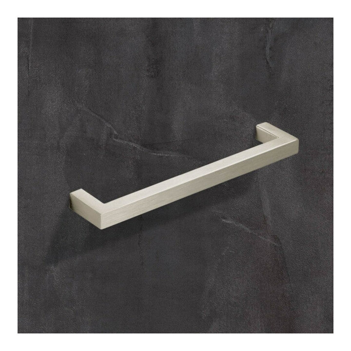 HETTICH Möbelgriff Griff Anzio Edelstahl 192 mm Knauf gebürstet 202 mm 17 STÜCK - 4023149229022