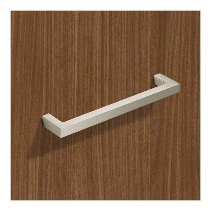 B-Ware Hettich Möbelgriff Griff Anzio Edelstahl 192 Mm Knauf Gebürstet 202 Mm 17 Stück - 4023149229022