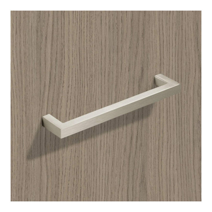 HETTICH Möbelgriff Griff Anzio Edelstahl 192 mm Knauf gebürstet 202 mm 17 STÜCK - 4023149229022