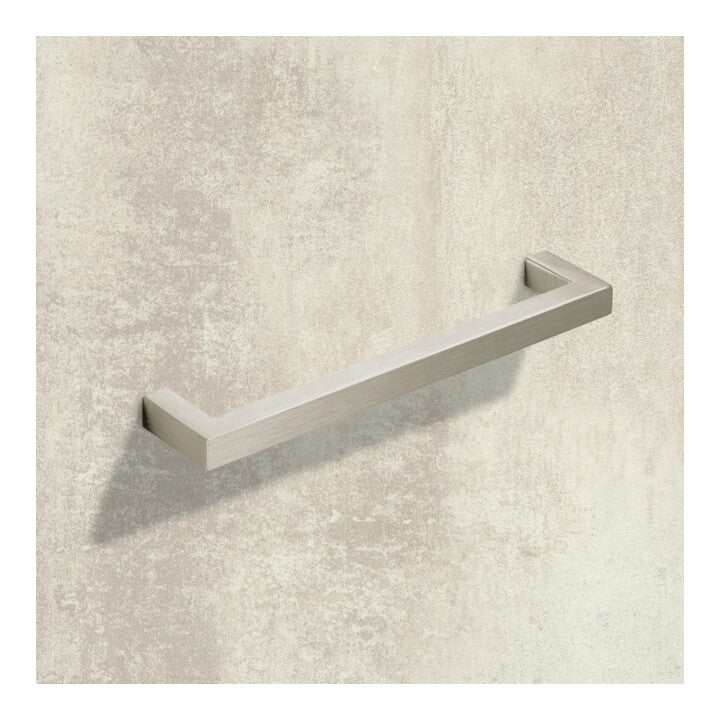 HETTICH Möbelgriff Griff Anzio Edelstahl 192 mm Knauf gebürstet 202 mm 17 STÜCK - 4023149229022