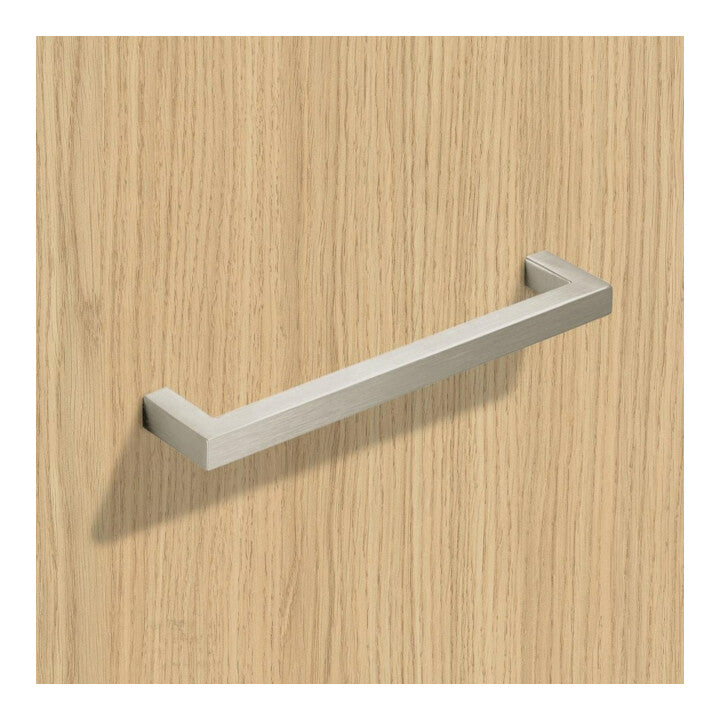 HETTICH Möbelgriff Griff Anzio Edelstahl 192 mm Knauf gebürstet 202 mm 17 STÜCK - 4023149229022