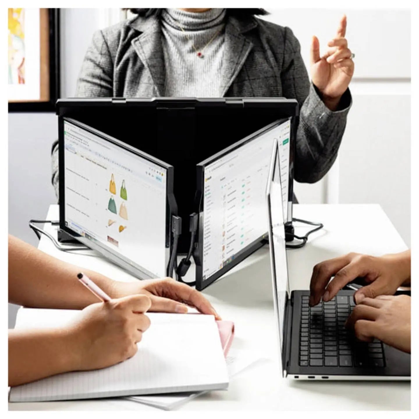 B-Ware Mobile Pixels Monitor Bildschirm Display Lcd Trio Max Usb C Laptop Monitor - 810130760060