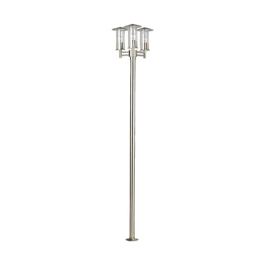B-Ware Lindby Moderne Mastleuchte Filko Wegeleuchte Gartenlampe Außenlampe E27 3 Flg - 4251096500769