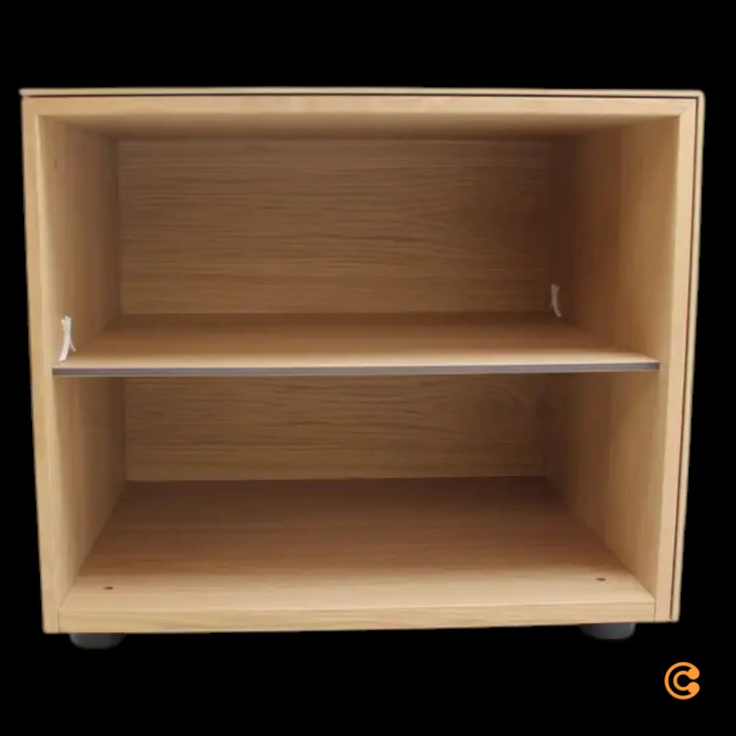 B-Ware Modulares Regal Lowboard Modul Eichenfurnier 60cm Offen Minimalistisch - 1