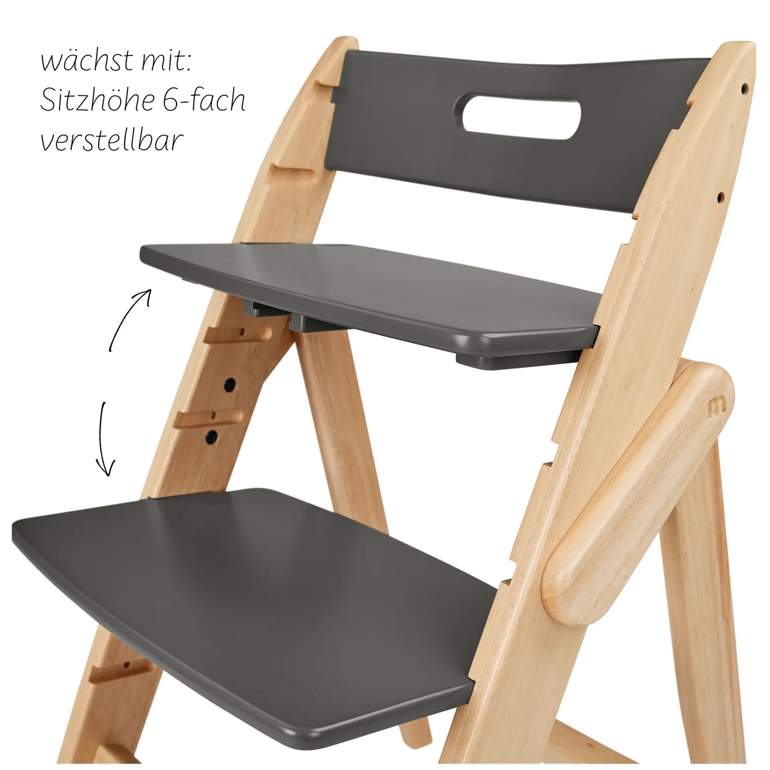 B-Ware Moji Yippy Hochstuhl Klappsitz Hochstuhl Kinderstuhl Yippy Tune Stone - 4045875056512