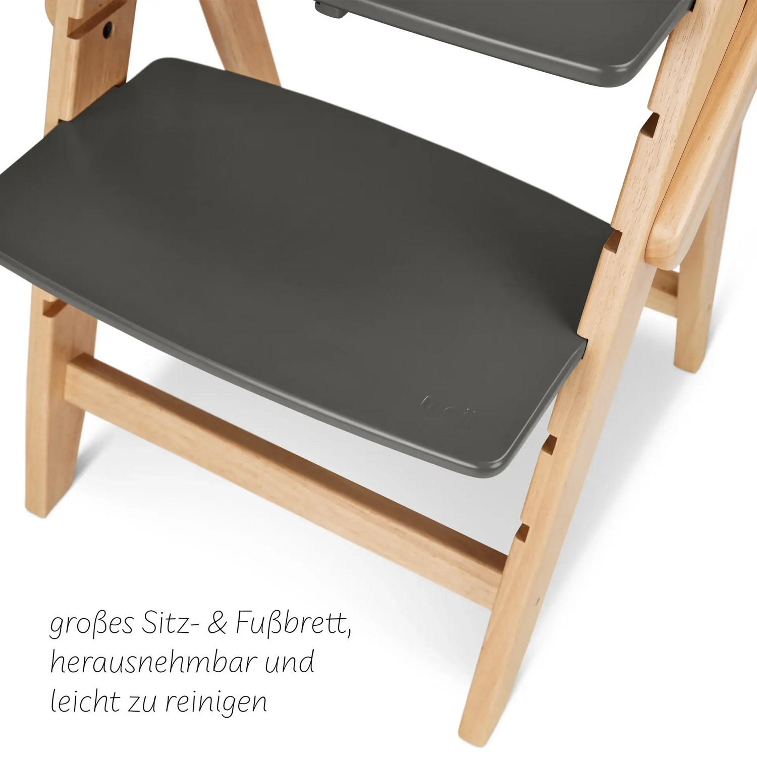 B-Ware Moji Yippy Hochstuhl Klappsitz Hochstuhl Kinderstuhl Yippy Tune Stone - 4045875056512