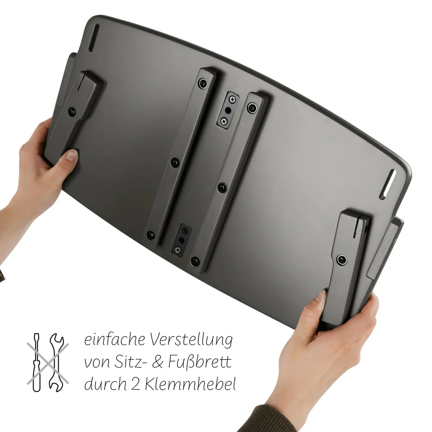 B-Ware Moji Yippy Hochstuhl Klappsitz Hochstuhl Kinderstuhl Yippy Tune Stone - 4045875056512