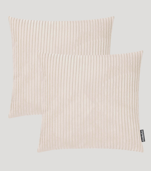 B-Ware Mokebo Dekokissen Set 'Die Kuschelbuddies', 2er Set Cordkissen 45x45 Cm Mit Füll