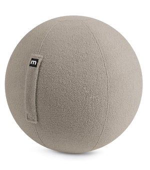 B-Ware mokebo Sitzball Pezziball Yogaball Gymnastikball Teddybezug 65cm Taupe Büro