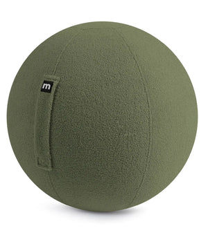 B-Ware Mokebo Sitzball Pezziball Yogaball Gymnastikball Teddybezug 65cm Waldgrün