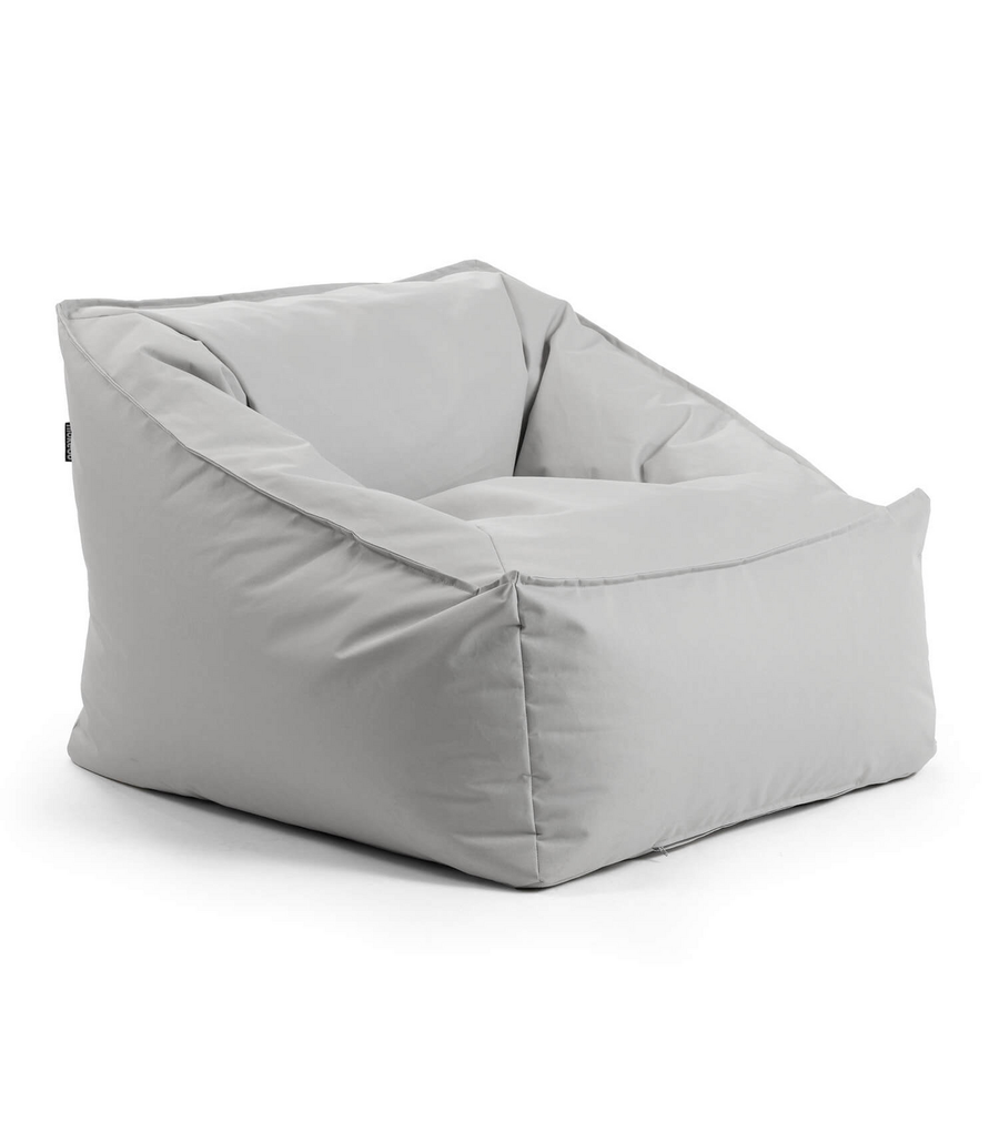 Mokebo Outdoor Sitzsack 'Der Sunnyboy' Gartensessel Bean Bag Mit Füllung Grau B-Ware - 4262436124286