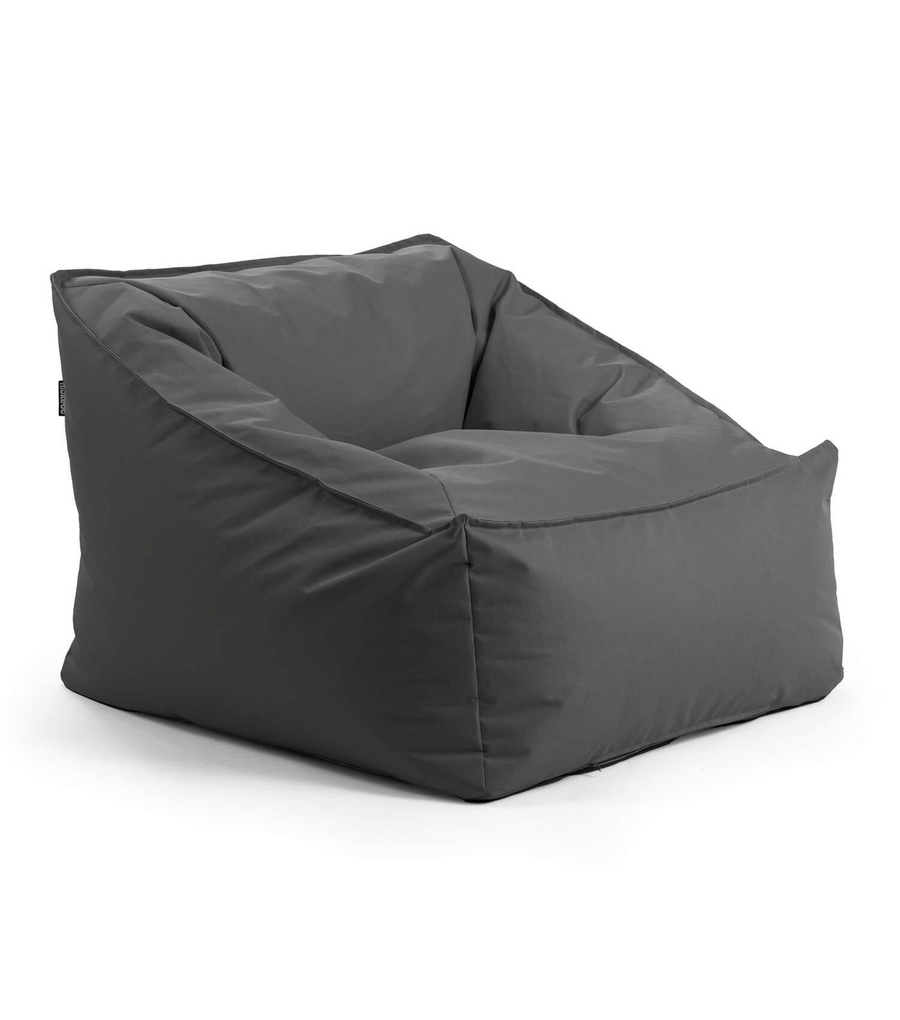 Mokebo Gartensessel Sitzsack Outdoor Kissen Relaxliege Bodenkissen Anthrazit B-Ware - 4262436124293