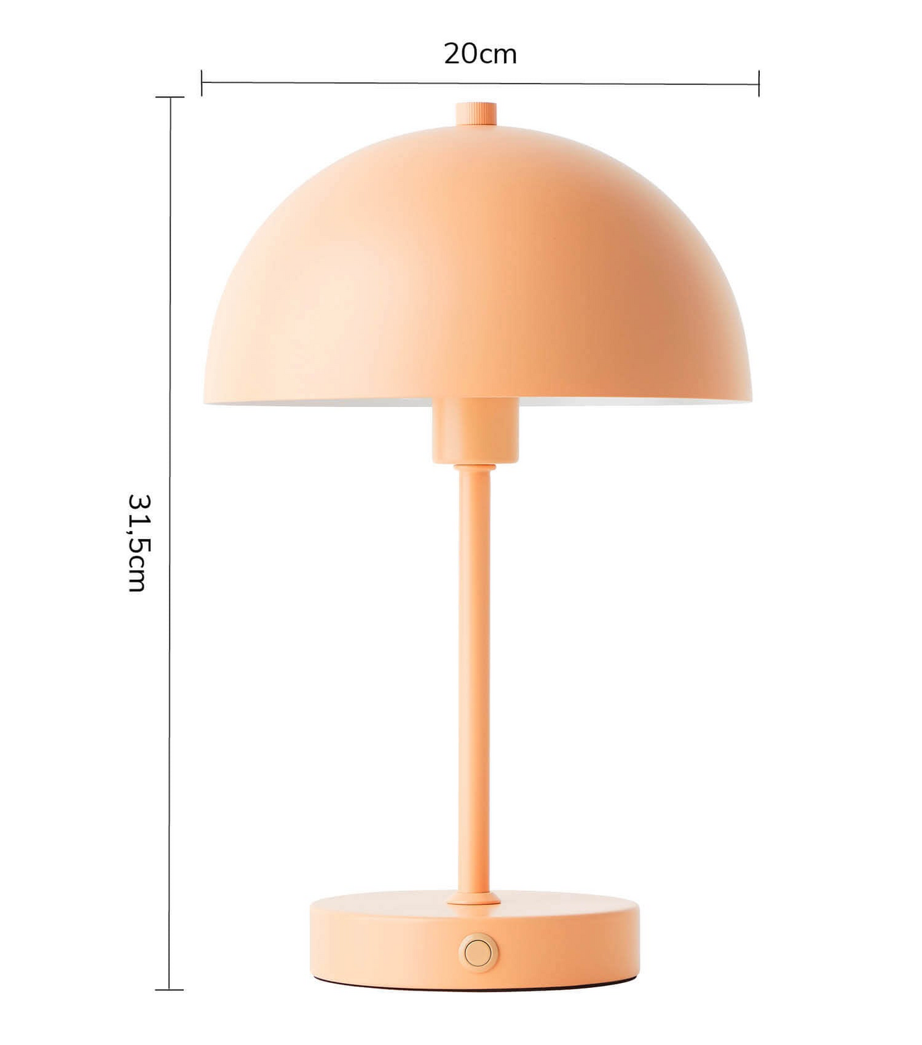 B-Ware Mokebo  'Der Leuchtturm' Leuchte Nachttischlampe Tischlampe Pfirsich Usb Led