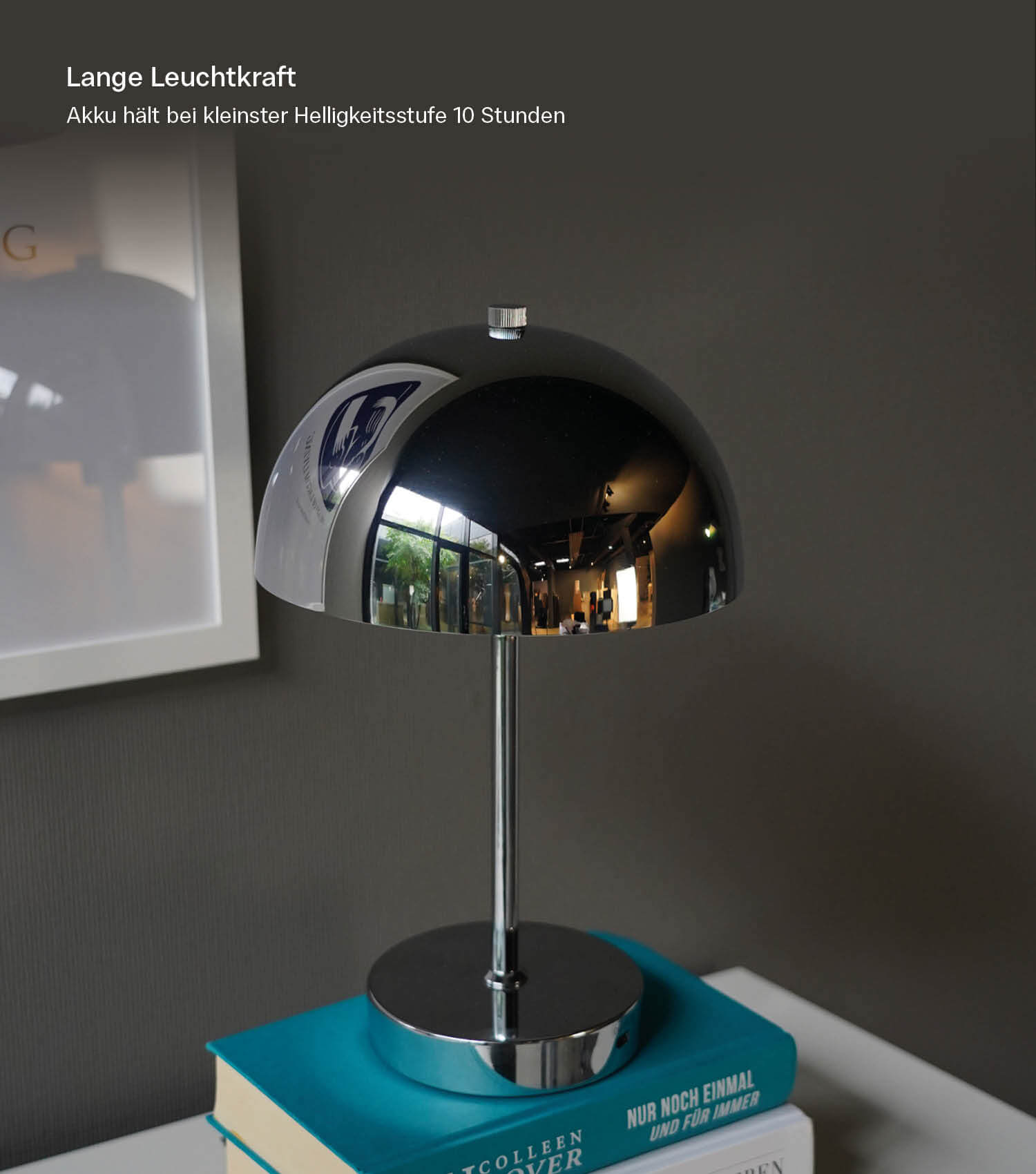 mokebo LED Tischlampe kabellos, Akku Tischleuchte dimmbar SIEHE TEXT/FOTO - 4262436126464