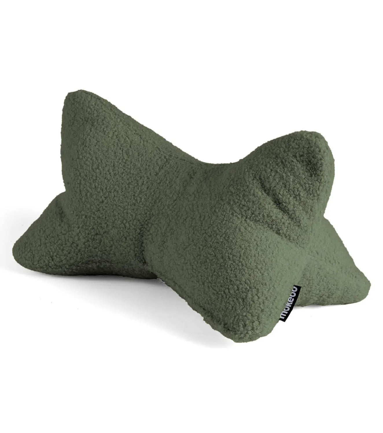 B-Ware Mokebo Lesekissen Leseknochen Nackenkissen Teddystoff Kissen Grün 80cm  - 4262436126259