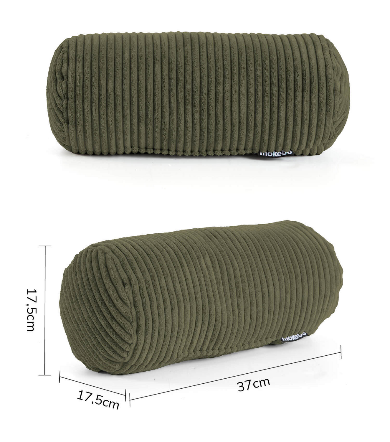 Mokebo Nackenrolle Kissenrolle Kissen Zierkissen 175x175x37 Siehe Text/Foto