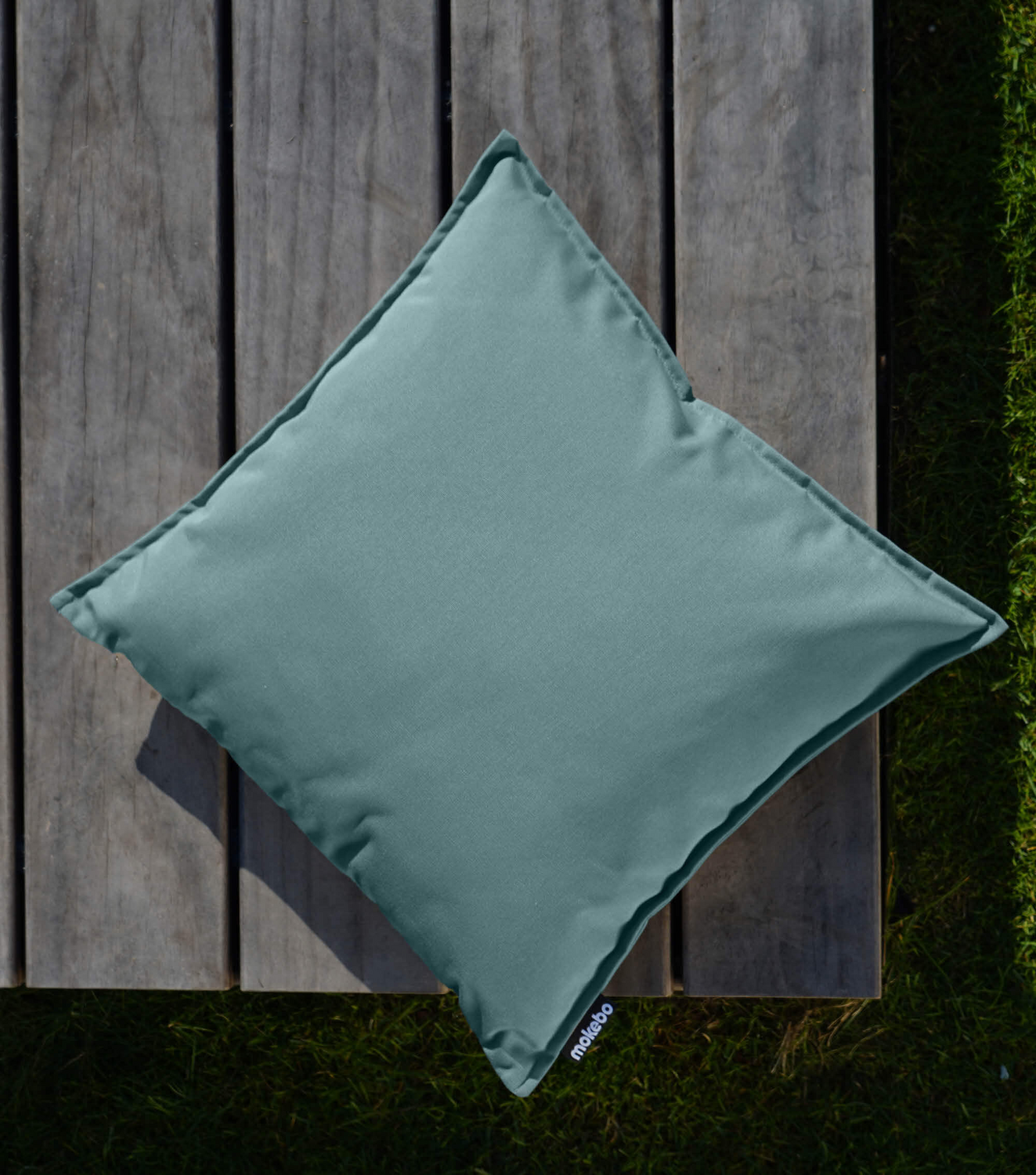 Mokebo Outdoor Kissenbezug ‘Die Auszeit' Balkon Bezug Eukalyptus 45x45cm77165756