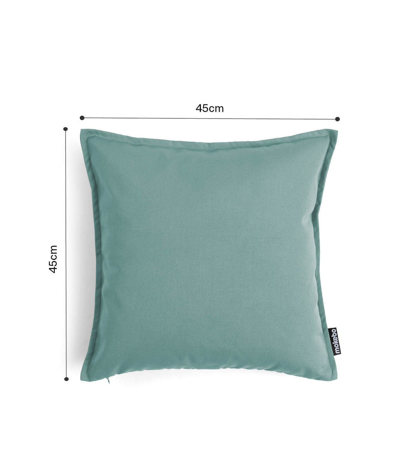 Mokebo Outdoor Kissenbezug ‘Die Auszeit' Balkon Bezug Eukalyptus 45x45cm77165756