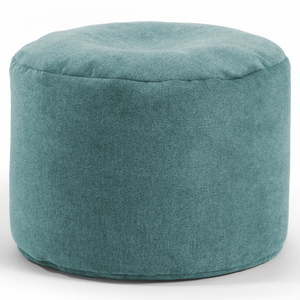B-Ware Mokebo Indoor Pouf Der Ruhepouf' Leichter Hocker Sitzpouf Beistelltisch Petrol