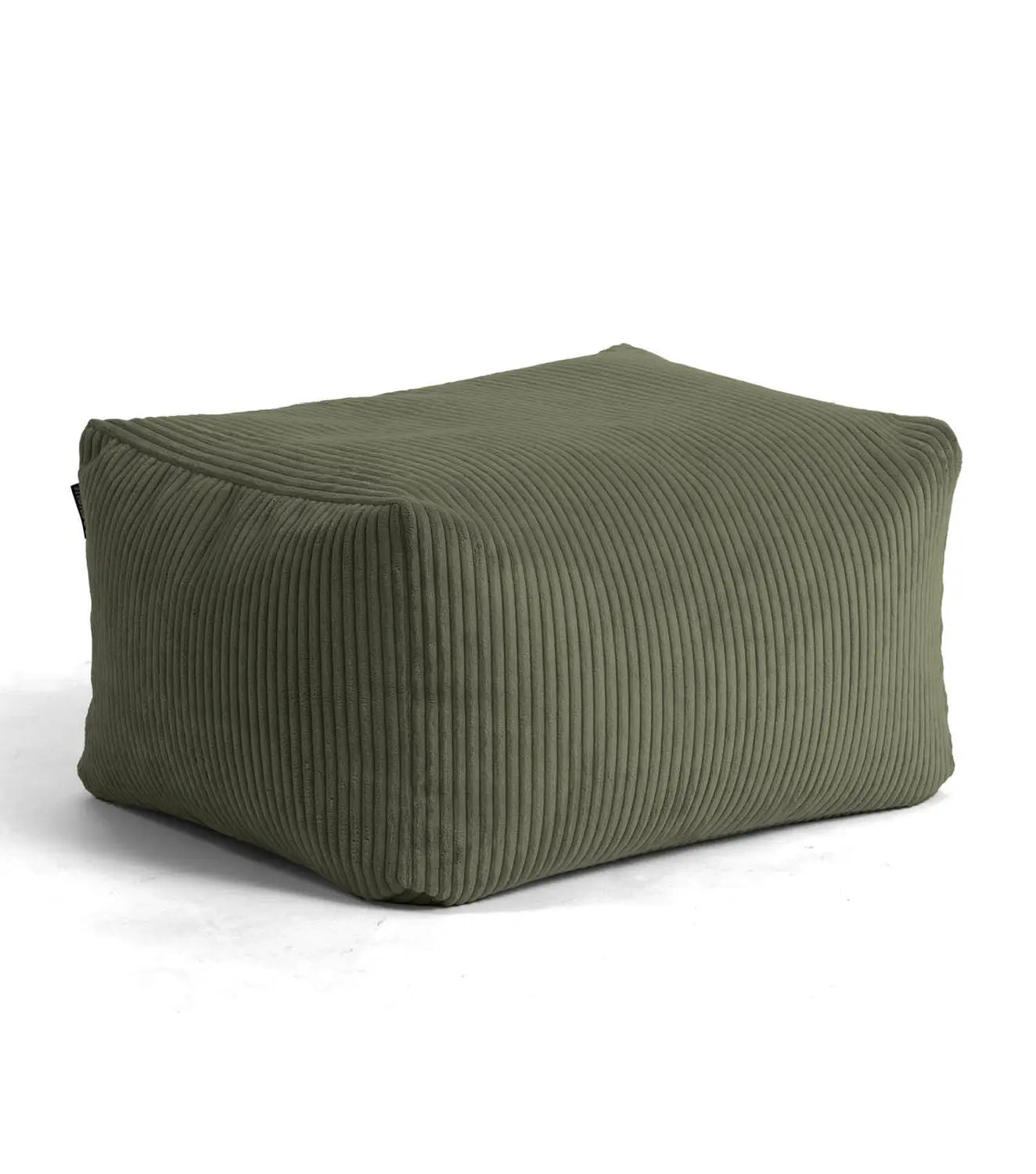 Mokebo Pouf Hocker Sitzhocker Sitzpouf Grün Cordbezug Eps Füllung Wohnzimmer