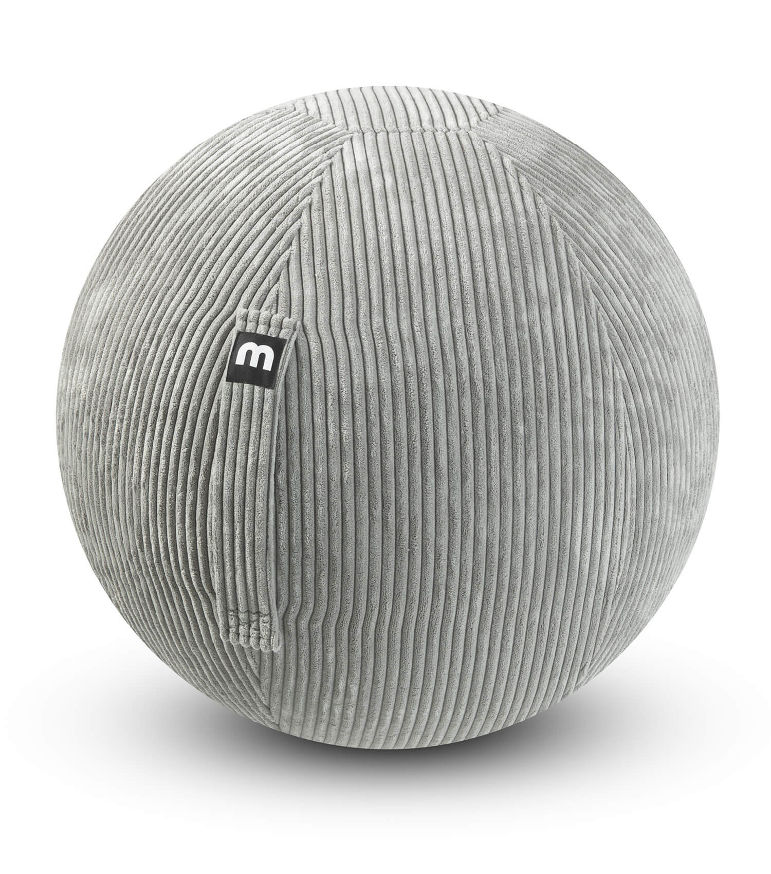 mokebo Stoff Sitzball Büro ergonomisch 'Der Sportliche', Sitzball mit Pumpe oder - 4262436120370