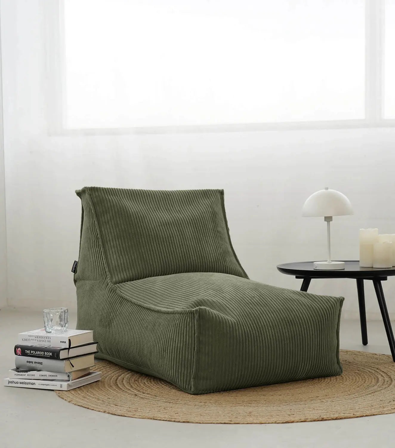B-Ware Mokebo Sitzsack Bean Bag Bodenkissen Eps Perlen Füllung Wohnzimmer Grün756 - 4262436126044