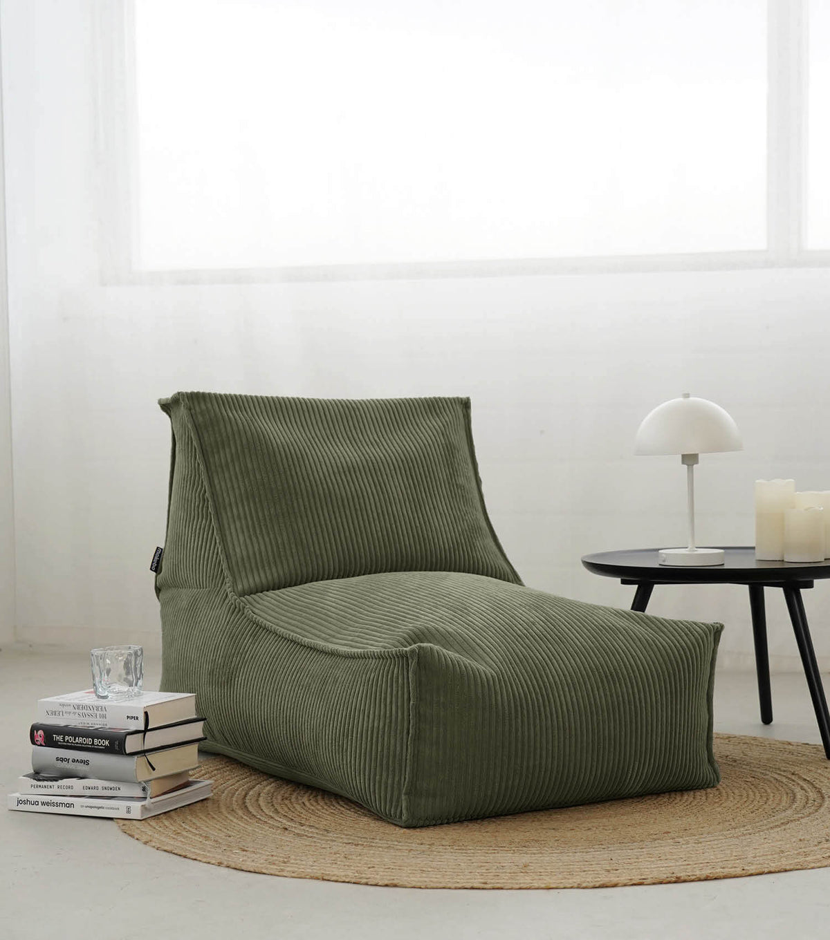 mokebo Sitzsack Bean Bag Bodenkissen EPS-Perlen Füllung Wohnzimmer grün756 - 4262436126044