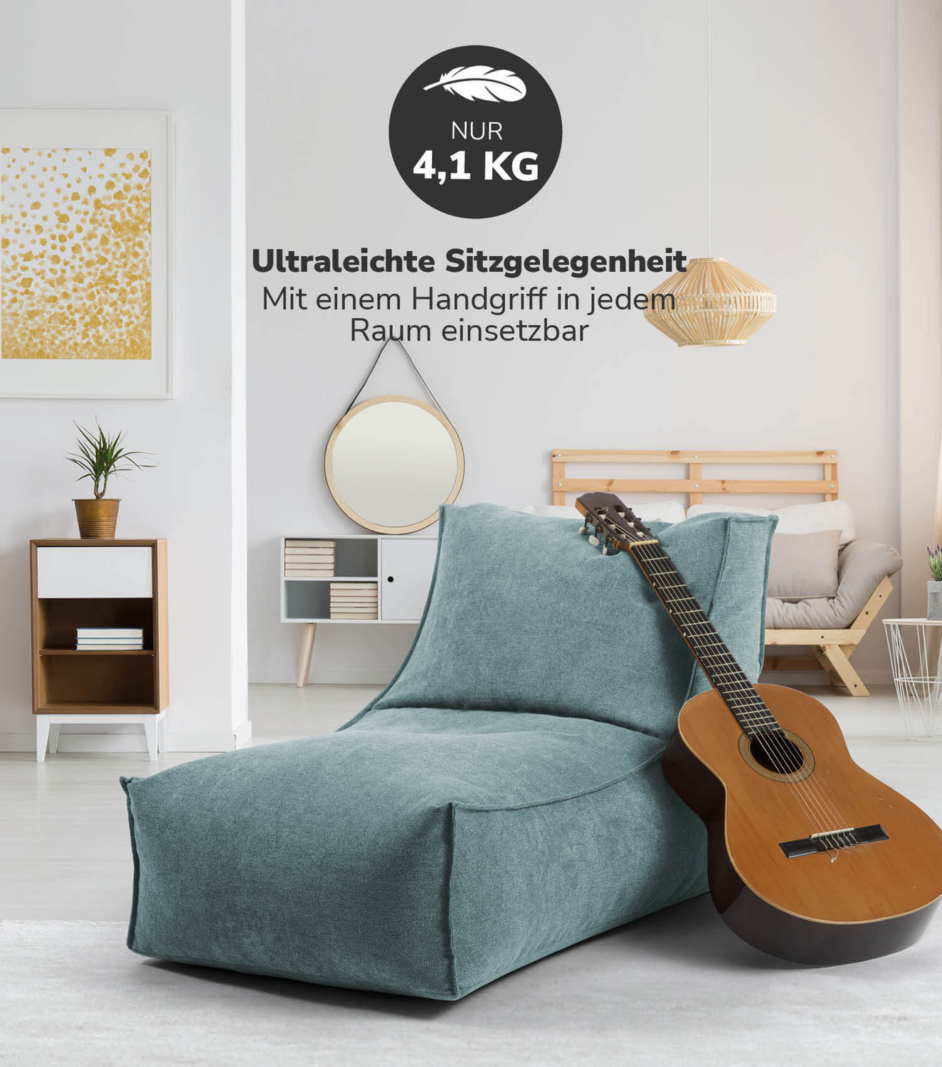 B-Ware Mokebo Indoor Sitzsack Der Sundowner Bean Bag Relaxliege Sitz Sack Gaming Stuhl - 4260669187573