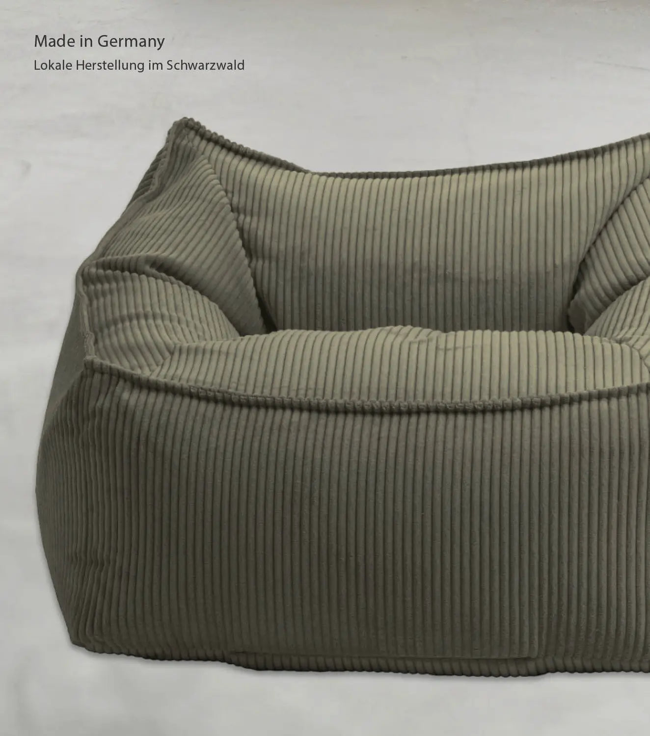 B-Ware Mokebo Sitzsack Sessel Cord Lümmel Xxl Grau Bequem Wohnzimmer Lounge Sitzsack - 4262436126037