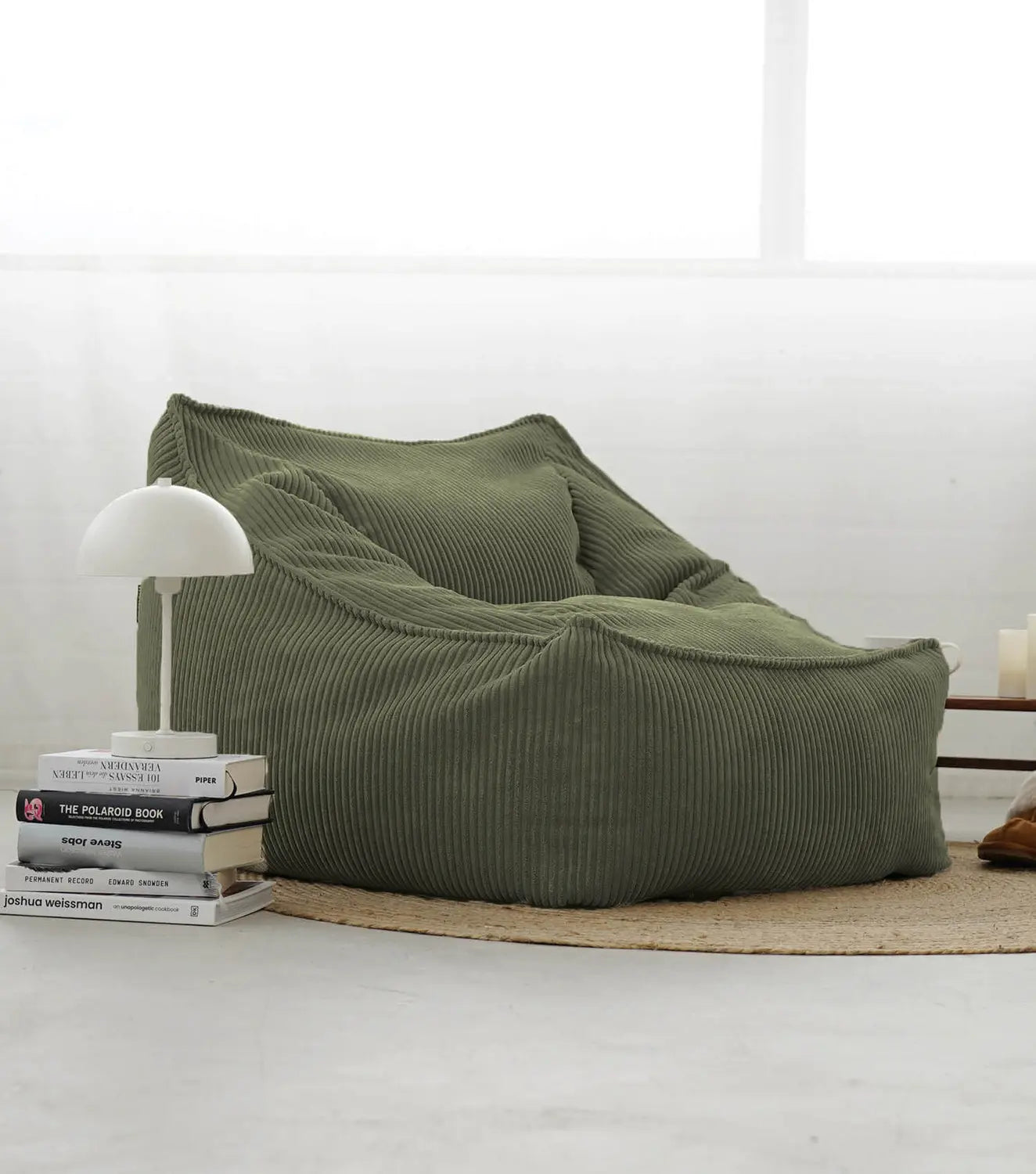 B-Ware Mokebo Sitzsack Sessel Cord Lümmel Xxl Grau Bequem Wohnzimmer Lounge Sitzsack - 4262436126037