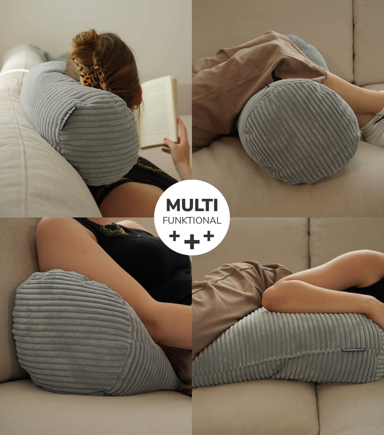 Mokebo Sofakissen Kissen Couchkissen Dekokissen Zierkissen Olive 70 X 70 X 8 Cm B-Ware - 4262436126297
