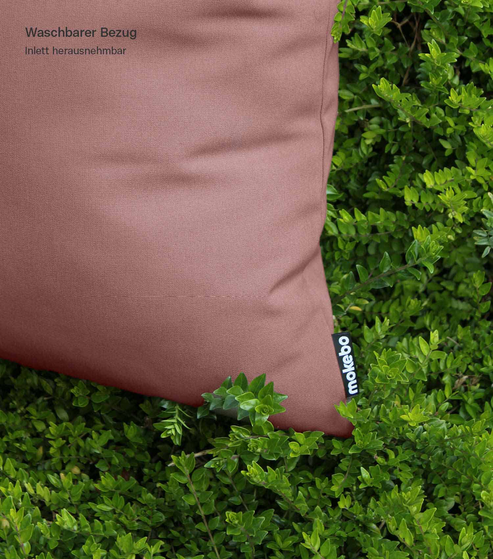 Mokebo Xxl Outdoorkissen Die Wolke 7 Kissen Outdoor Kissenbezug Koralle 80x80cm