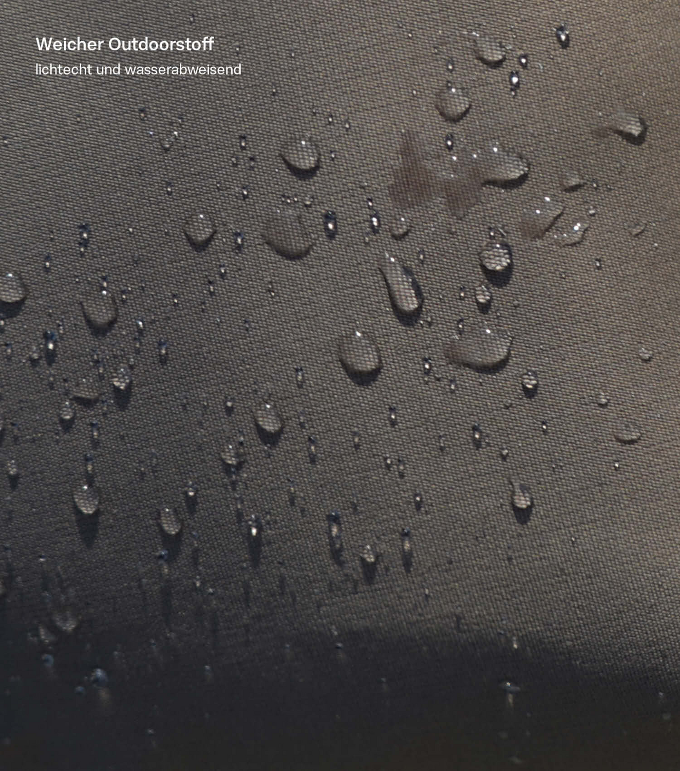 Mokebo Xxl Outdoorkissen Kissen ‘Die Wolke 7’ Outdoorstoff Taupe 80x80cm B-Ware - 4262436125351