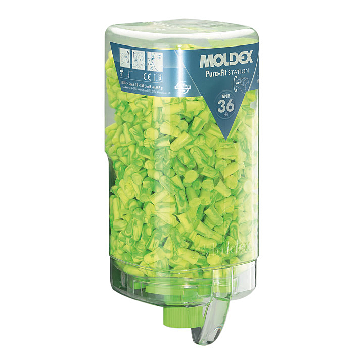 Moldex Einwegstöpsel Gehörschutz Pura Fit Groß Snr 36 D B Moldex Station 500 Paar B-Ware