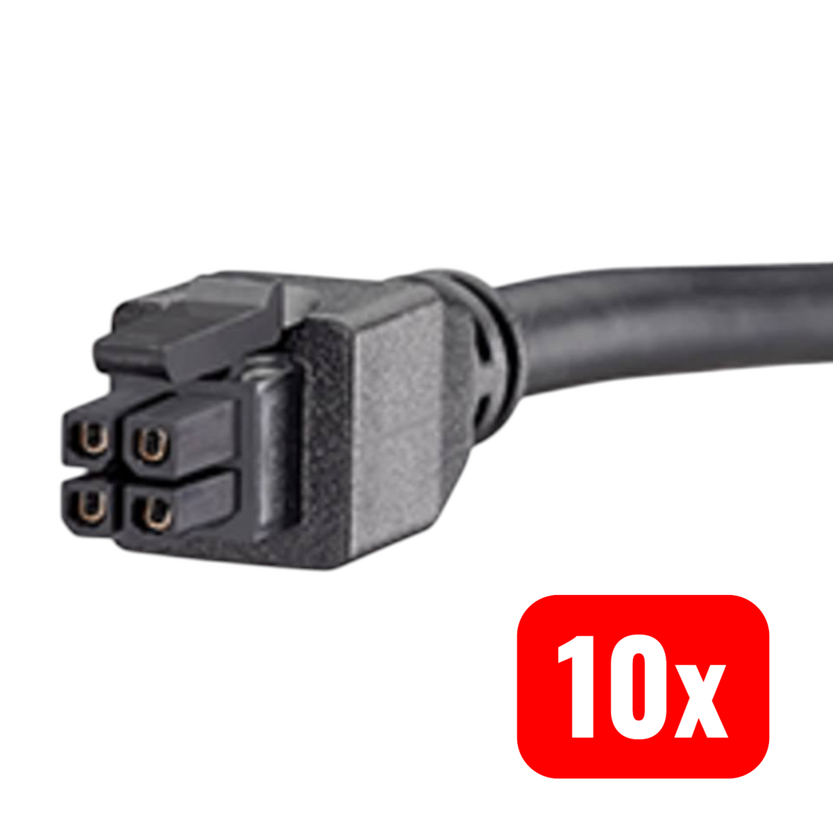 Molex Micro-Fit 3.0 Kabel 4-polig OTS 245132-0405 Schwarz 0,5 m 10 STÜCK - 1