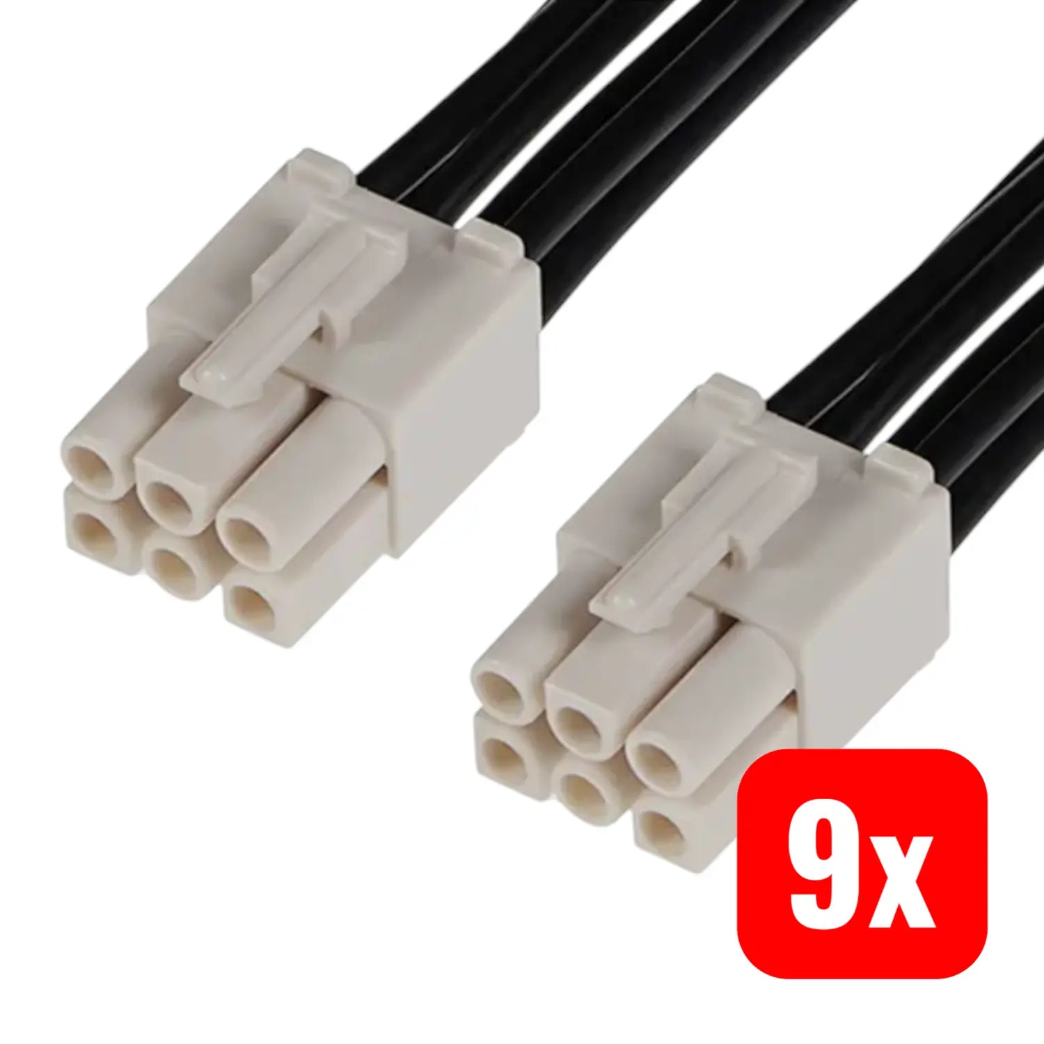 B-Ware Molex Kabel Verbindung Leitung Stiftgehäuse Kabelsatz Natur 6polig 600mm 9 Stück - 2050008535804