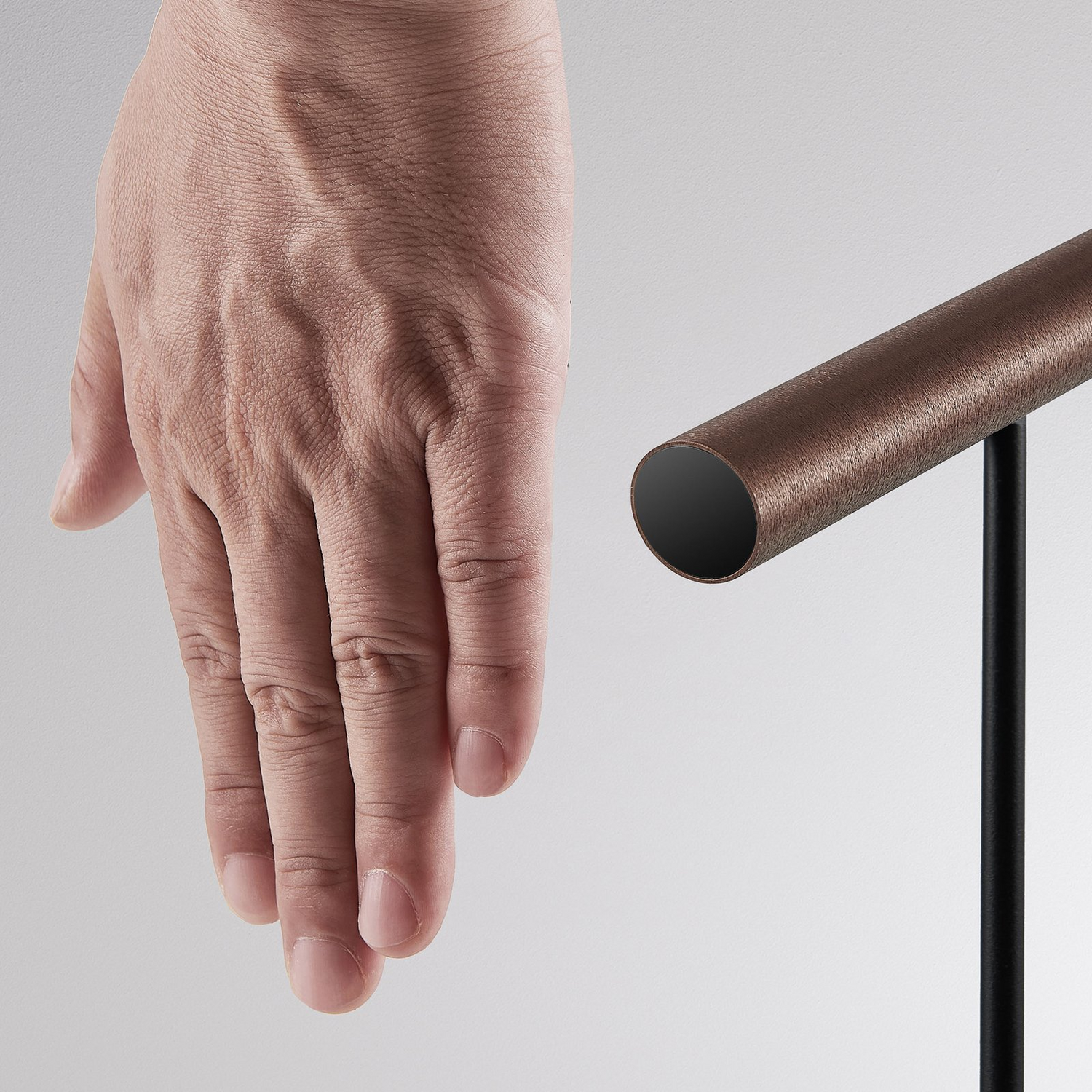 B-Ware Molto Luce Led Stehlampe Leuchte Meyjo F Led Lampe Schwarz Kaffeebraun Alu - 9010870294288