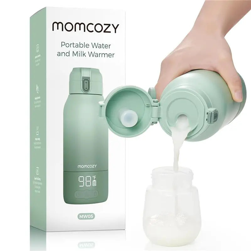 B-Ware Momcozy Flaschenwärmer Milchwärmer Wasserwärmer Tragbar Grün 500 Ml  - 810123508839
