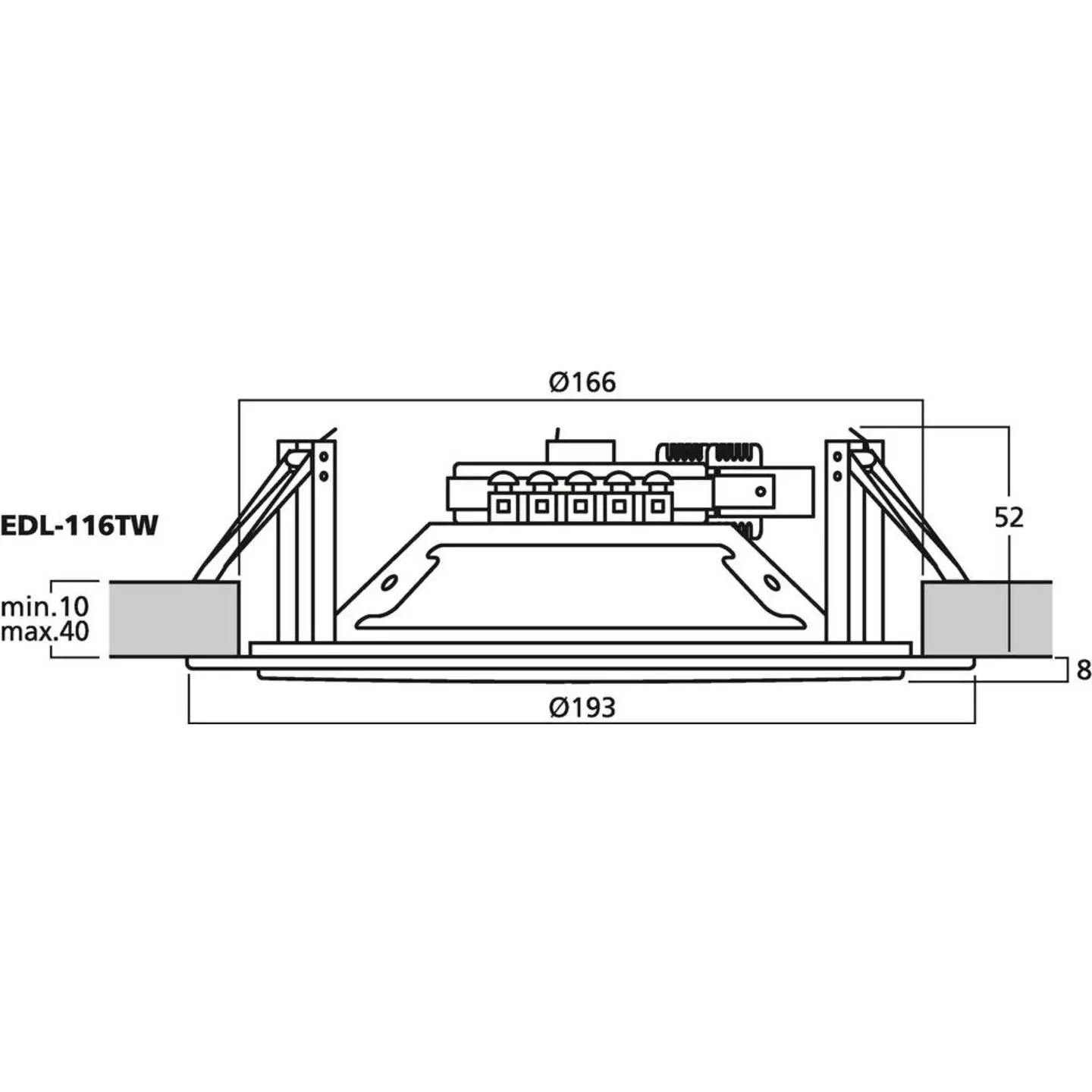 B-Ware Monacor Ela Deckenlautsprecher Deckenspeaker 100 V Lautsprecher Weiß - 4007754266436