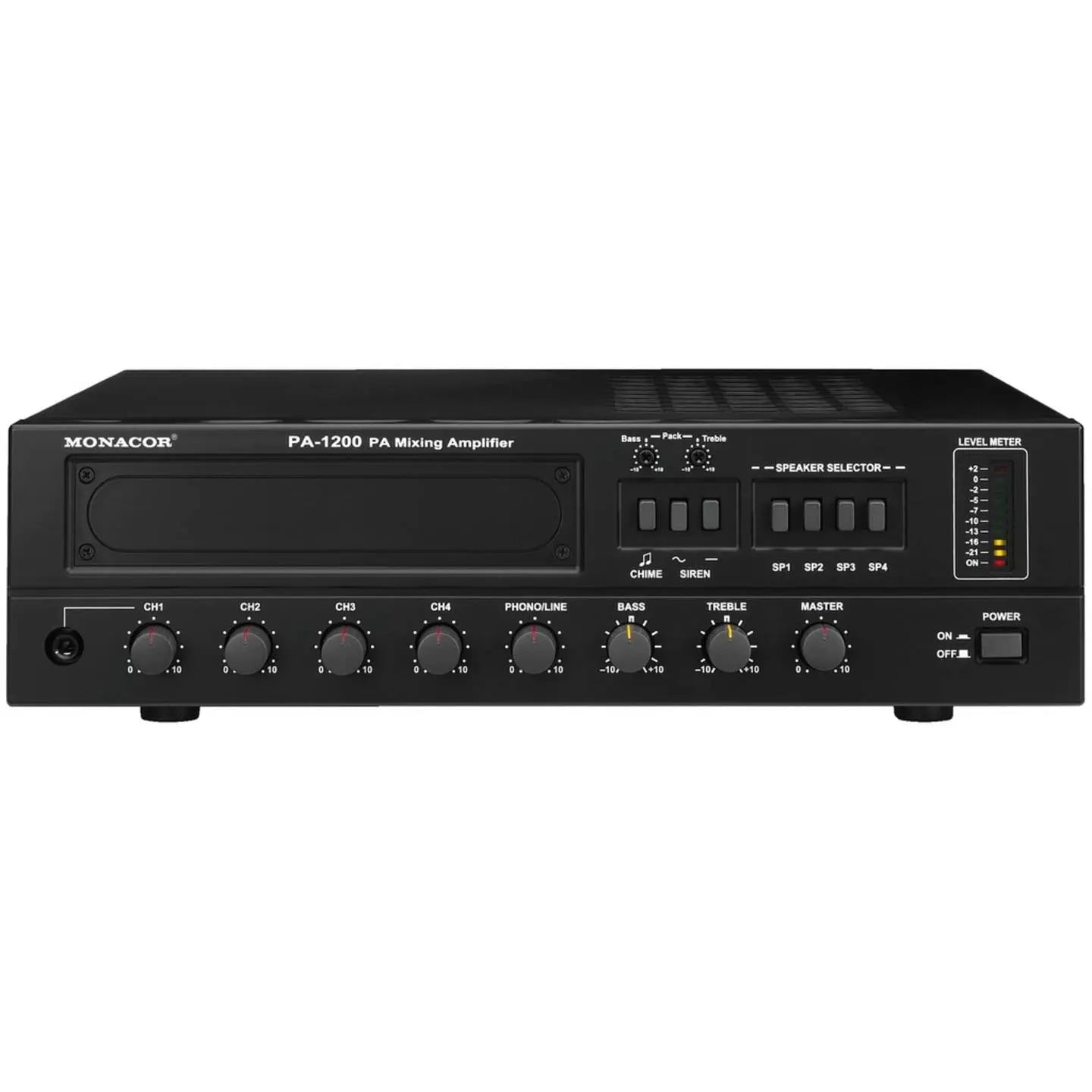 B-Ware Monacor Mischverstärker Pa 1200 Ela Verstärker Zonenverstärker Gong Le Ds 3 Kanal - 4007754097481