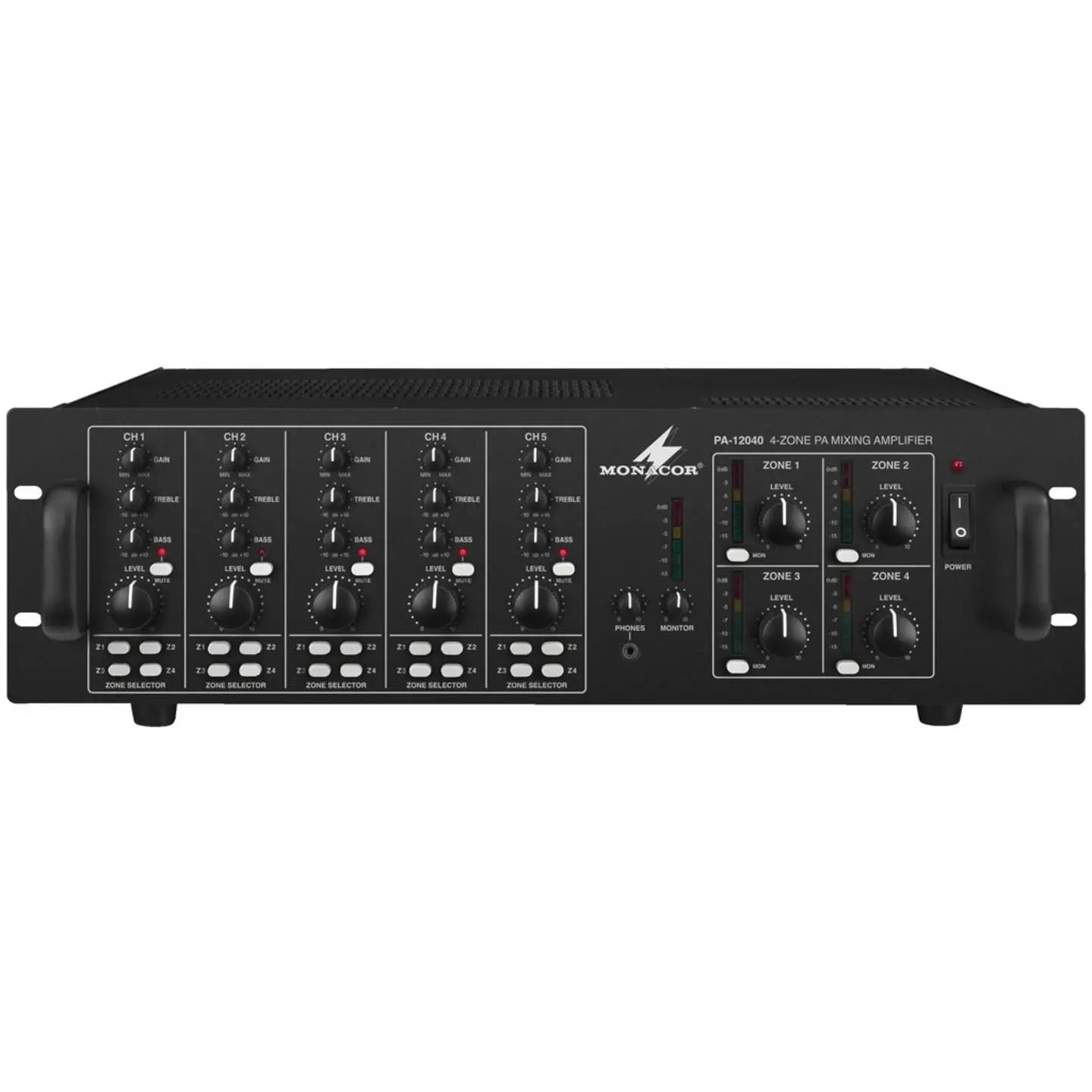B-Ware Monacor Verstärker Mischverstärker Pa 12040 Ela Matrix Mehrzonen Multiroom Audio - 4007754223095