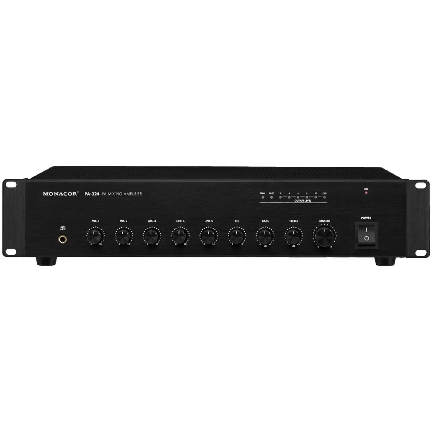B-Ware Monacor Ela Verstärker Pa 324 Endstufe 240 W 19 Zoll Montagewinkel Schwarz - 4007754238976
