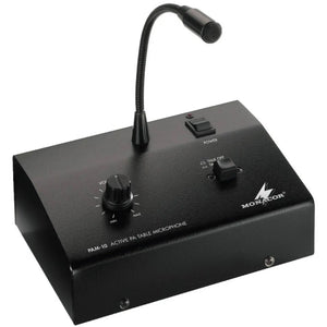 B-Ware Monacor Ela Verstärker Endstufe Verstärker Pam 10 Kommandomikrofon Regler 10 W