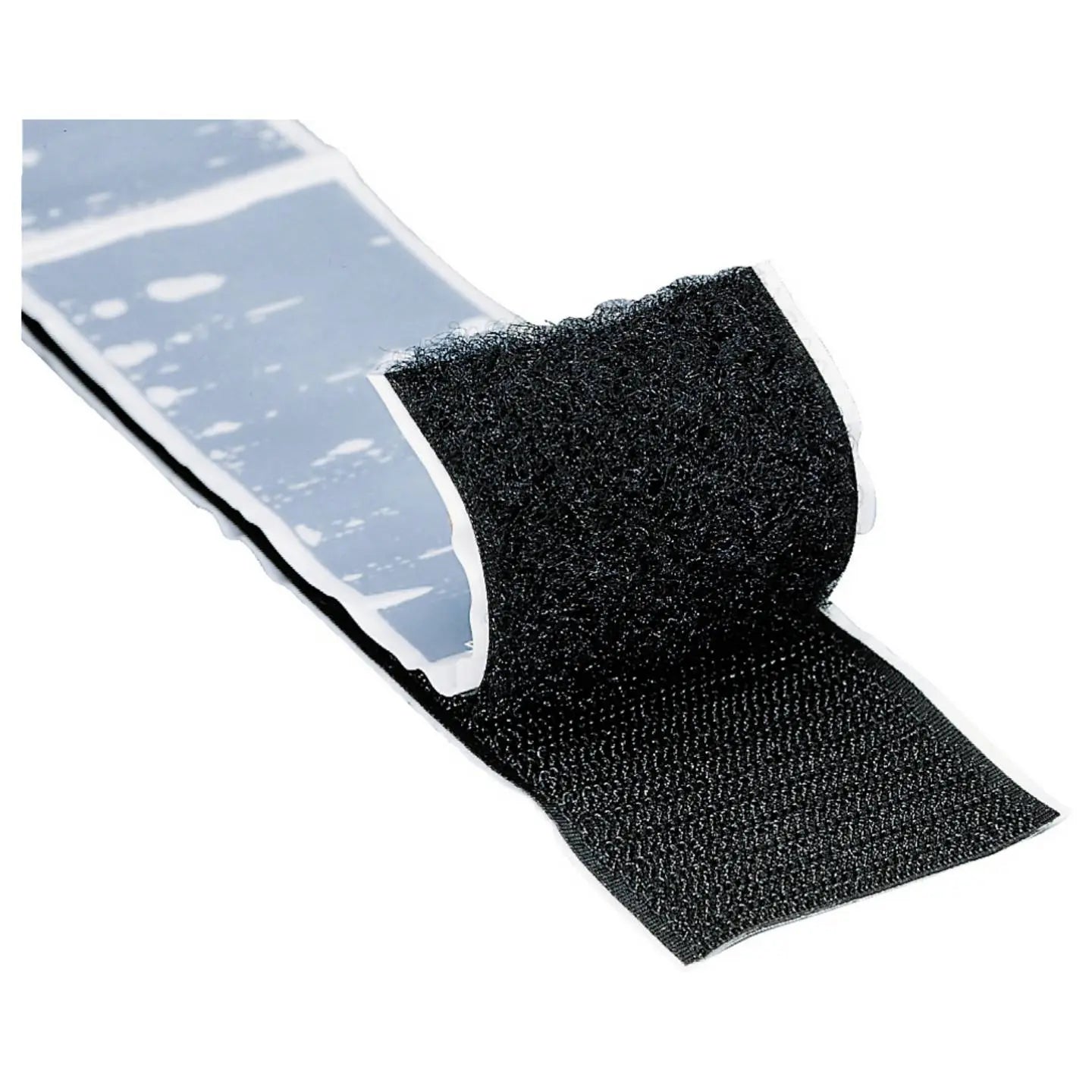 B-Ware Monacor Klettverschluss Klettband Schwarz 100 Cm Selbstklebend - 4007754132731