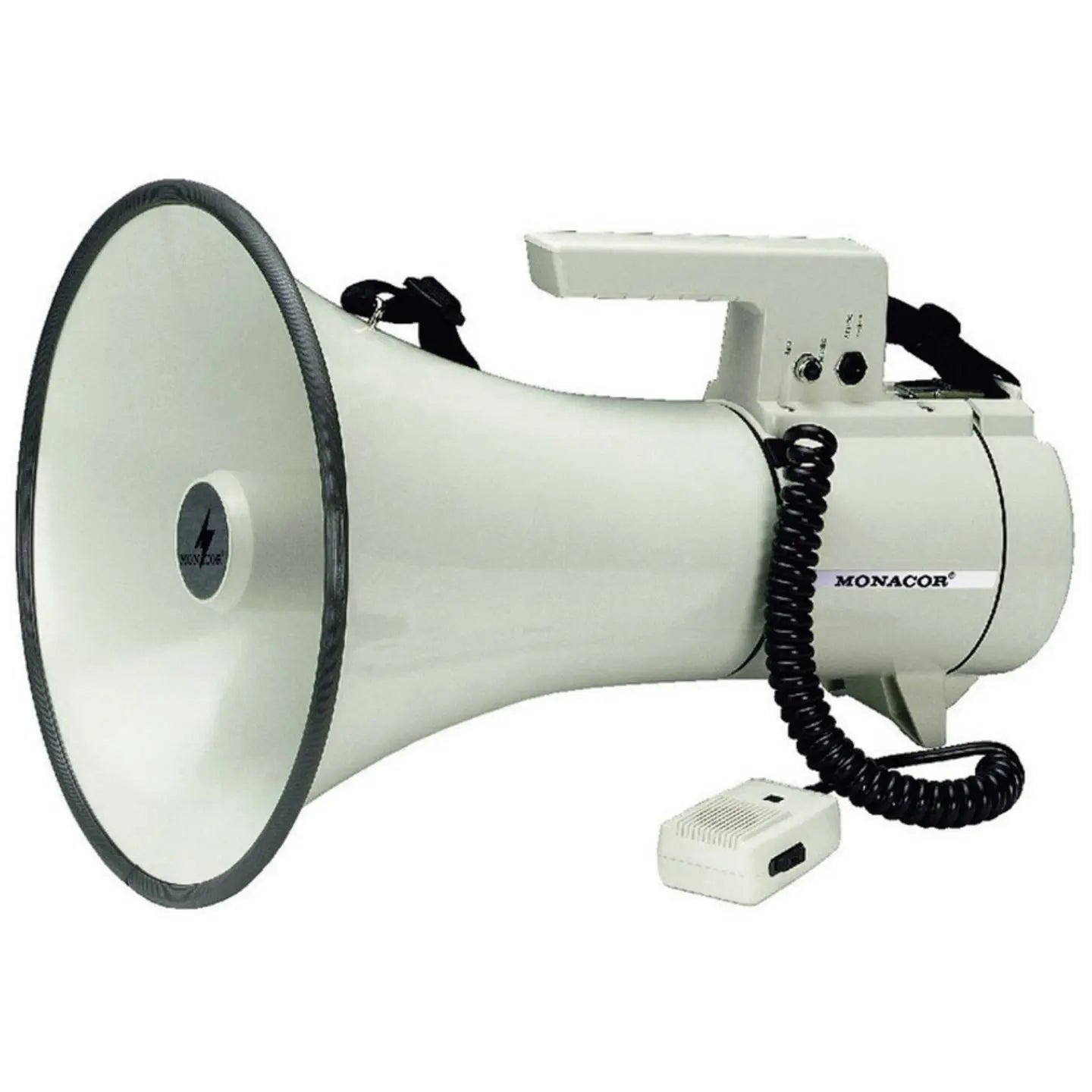 B-Ware Monacor Megaphon Lautsprecher Tm 35 Megafon Handmikrofon Weiß Haltegurt Sirene - 4007754151213