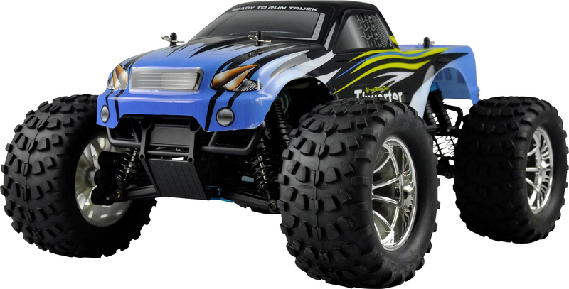 Amewi Monstertruck Rc Auto Nitro 4 Wd 1:10 3,0ccm Schwarz 70km/H Modellauto Truck B-Ware - 4260189060424