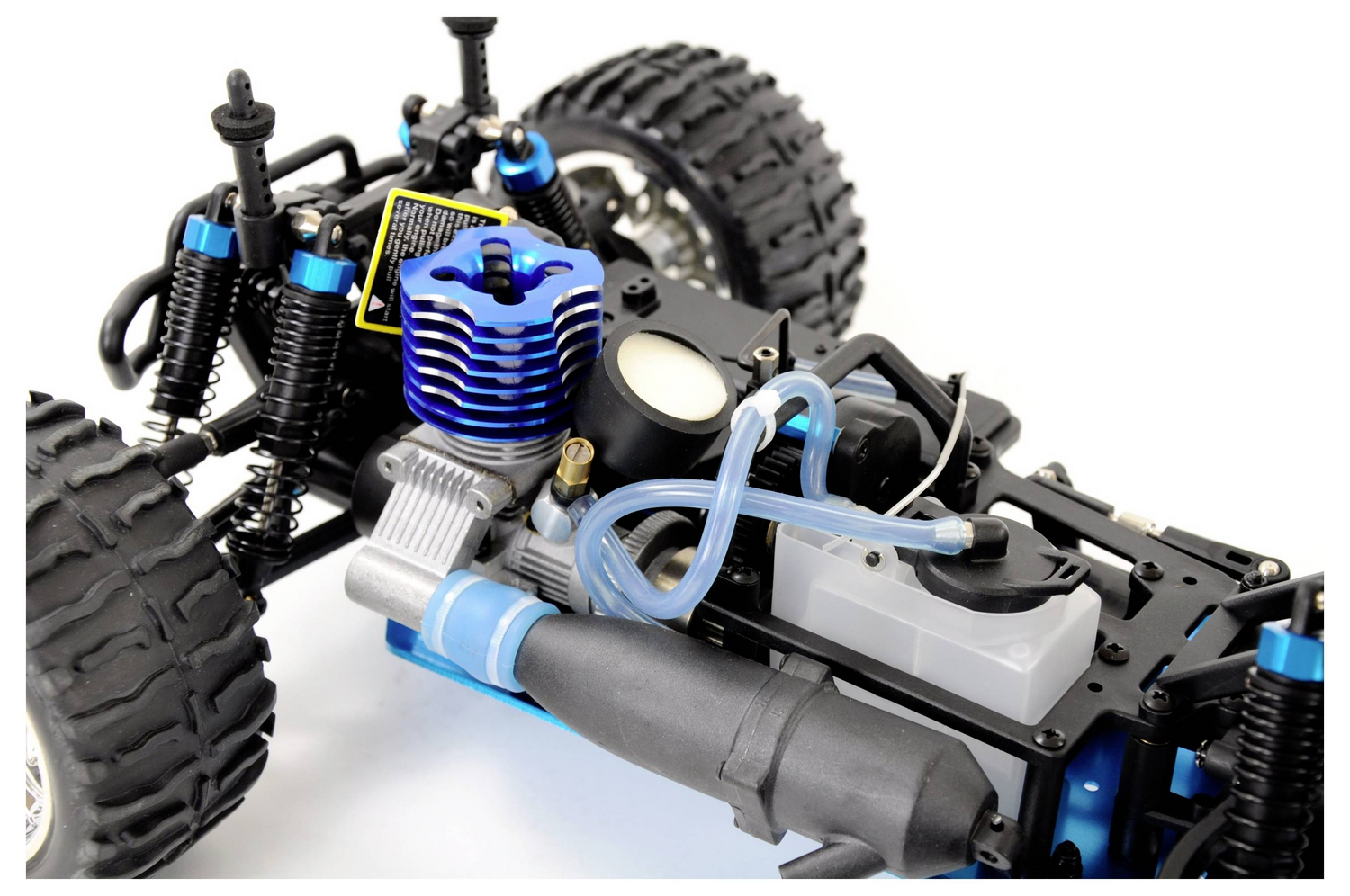 Amewi Monstertruck Rc Auto Nitro 4 Wd 1:10 3,0ccm Schwarz 70km/H Modellauto Truck B-Ware - 4260189060424